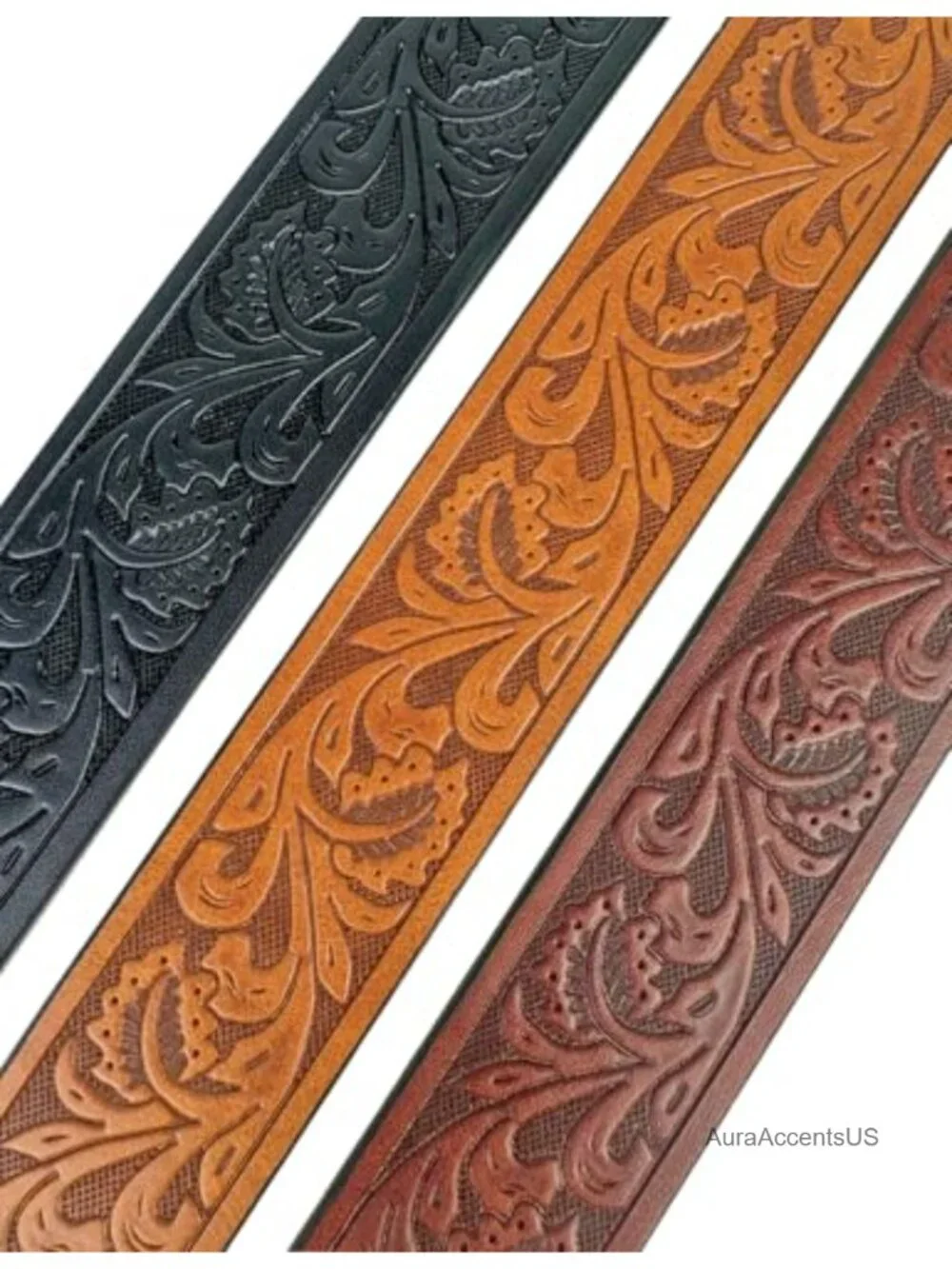 PU Leather Western Belt Strap 1.5